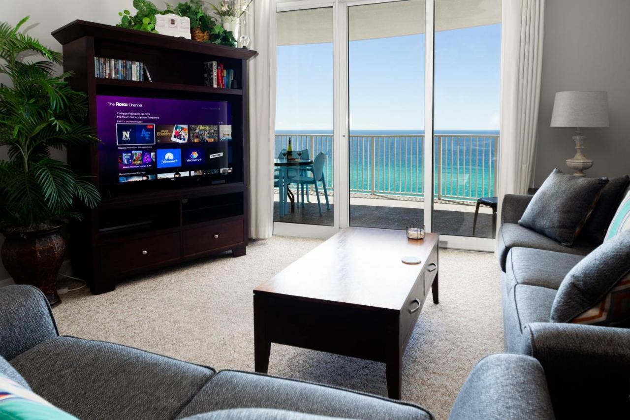 Beachfront! Master On Gulf No Resort Fees! Panama City Beach Esterno foto